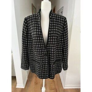 EUC Vintage Houndstooth Blazer By Christopher & Banks